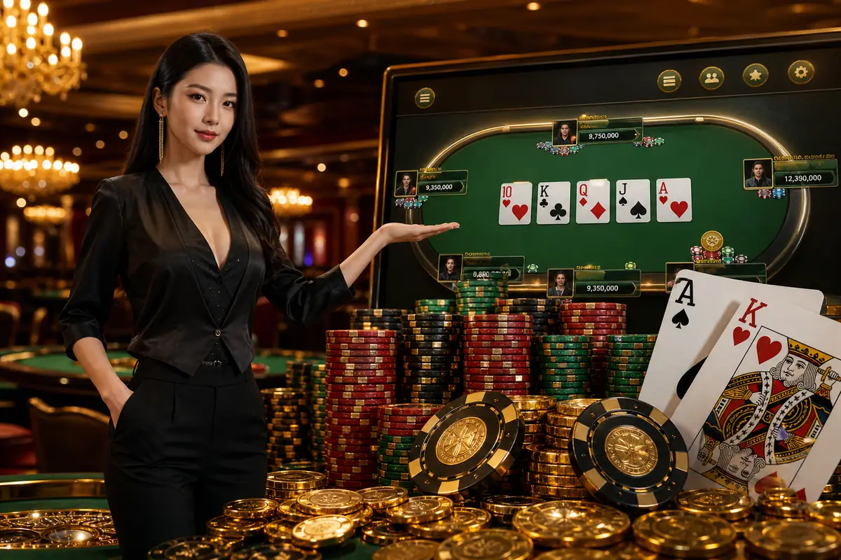 spkt4 Casino meja baccarat dealer langsung